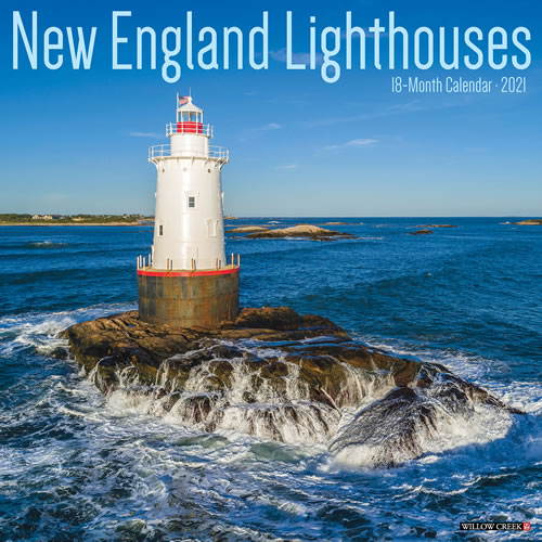 2021 New England Lighthouses Wall