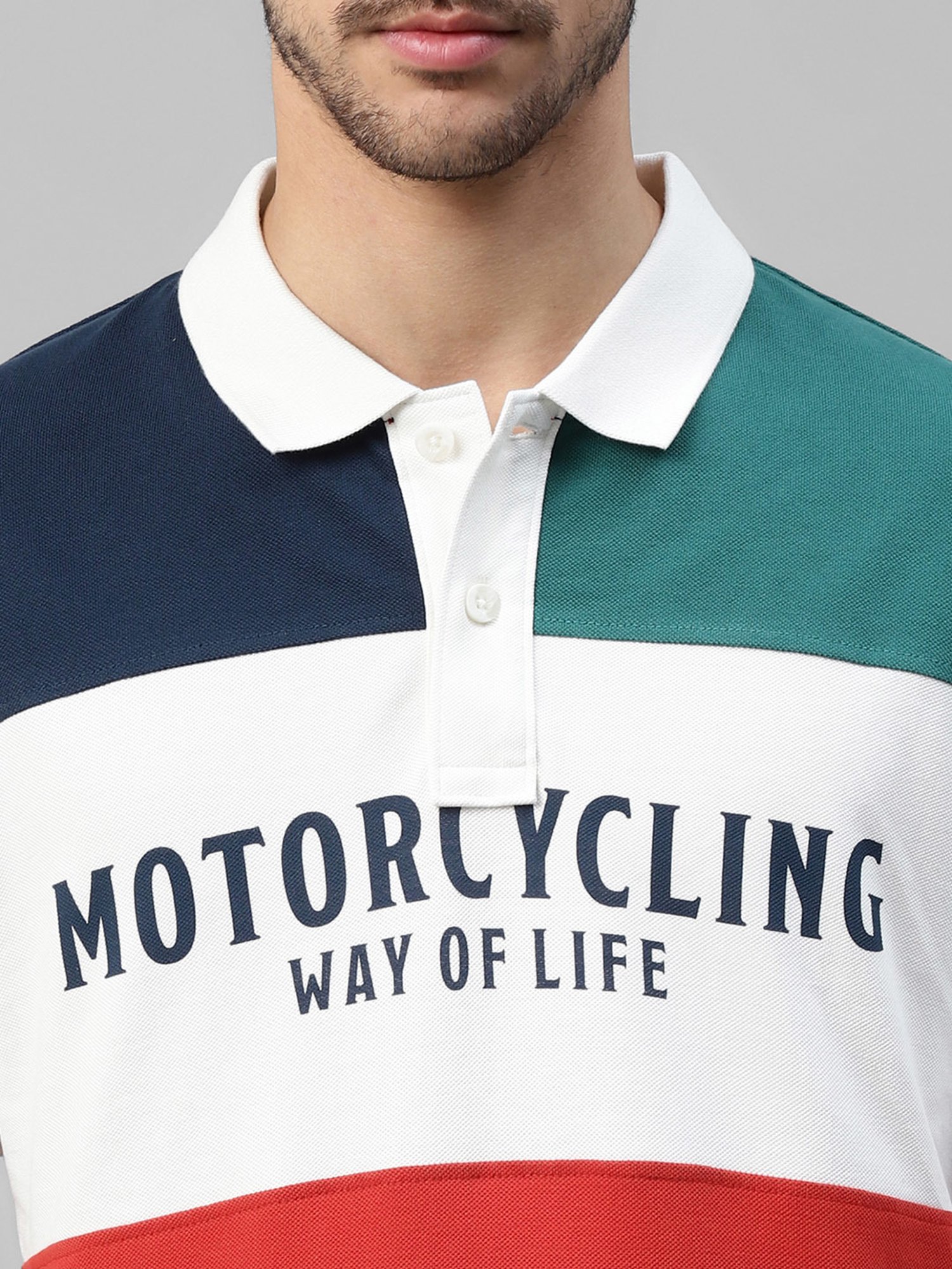 Royal Enfield Red Regular Fit Polo T-Shirt