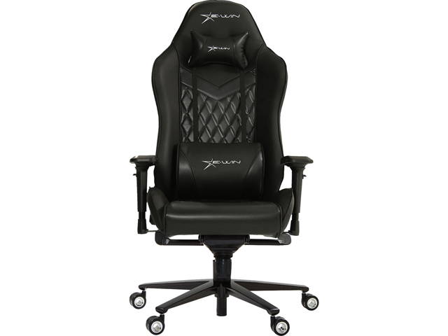 EWin Gaming and Office Chair CPF Champion Series Ergonomic Chair With Pillows (Black)