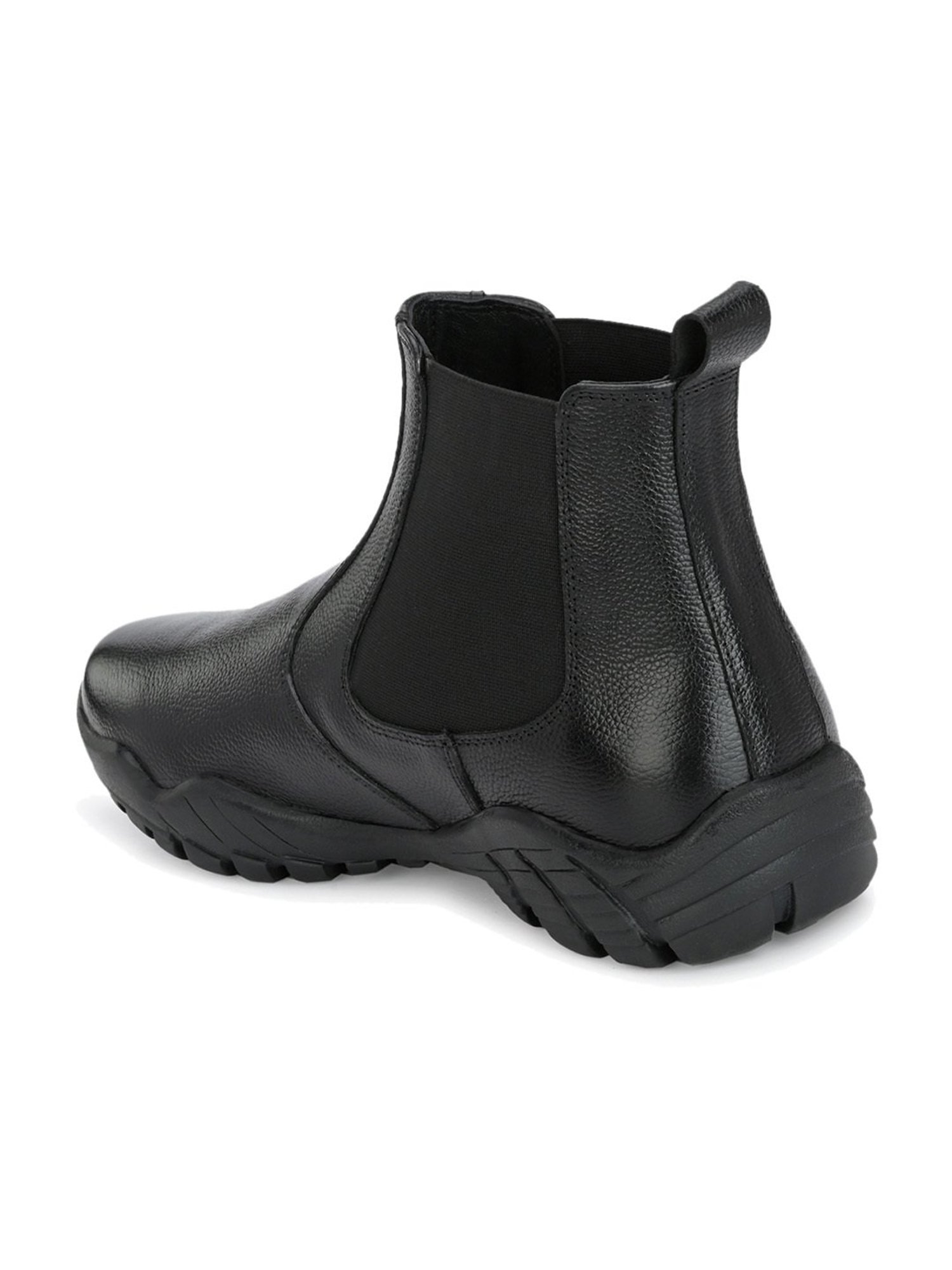 Hitz Men's Black Chelsea Boots