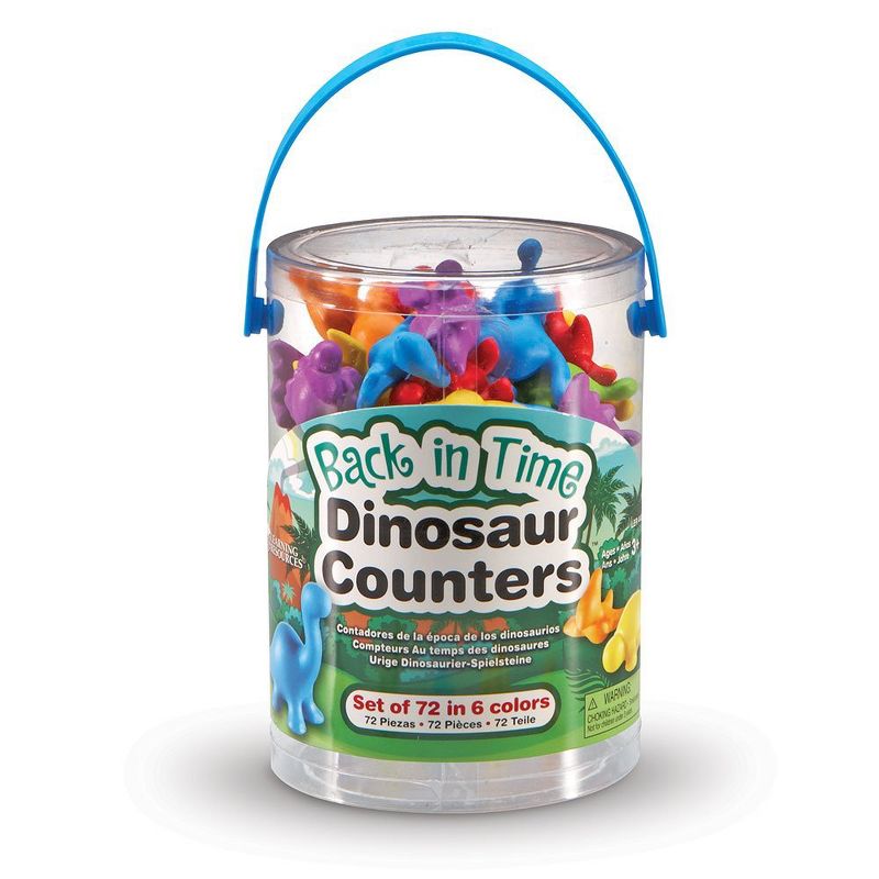 Learning Resources Back In Time Dinosaur Counters, Ages 5+
