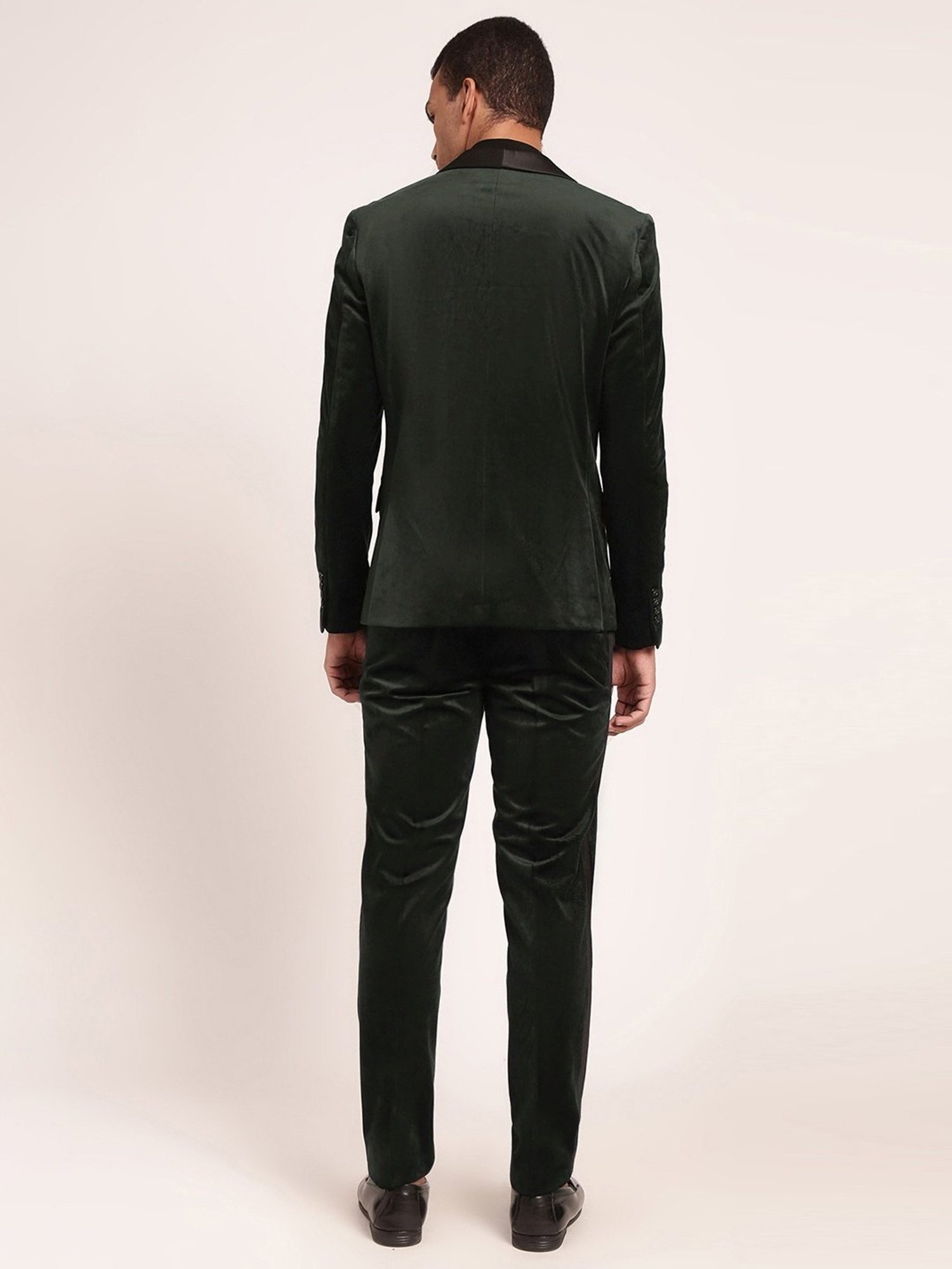 Lindbergh Dark Green Slim Fit Two Piece Suit