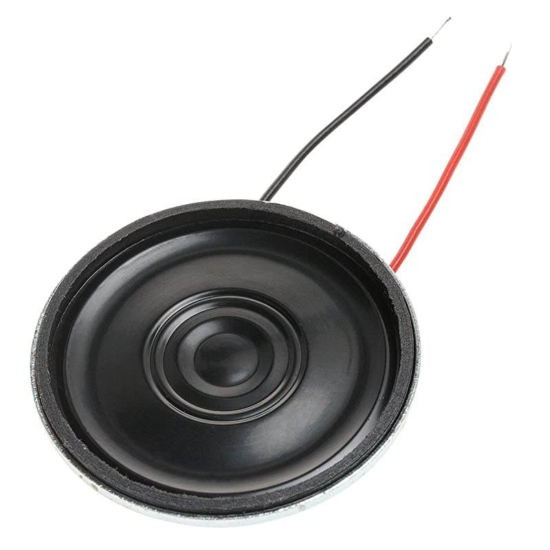 05W 8 Ohm Micro Internal Speaker Magnet Loudspeaker 30mm Dia Round Metal Shell with Wire DIY Slim for PC Laptop DVDEVD4Pcs