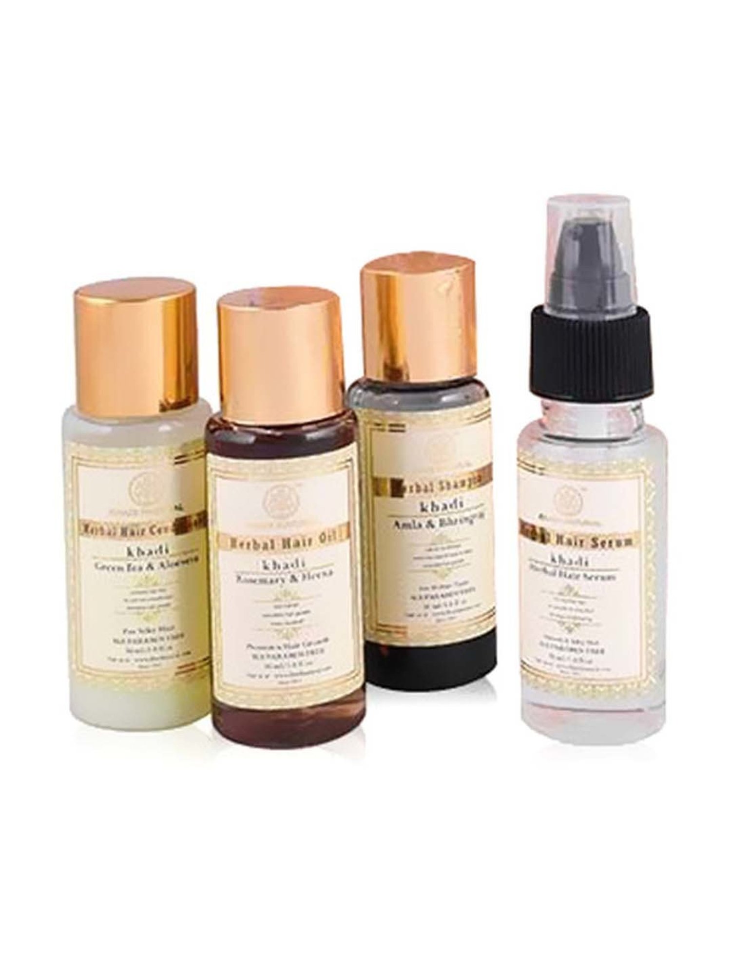 Khadi Natural Herbal Hair Care Kit (50 ml Each) - 200 ml