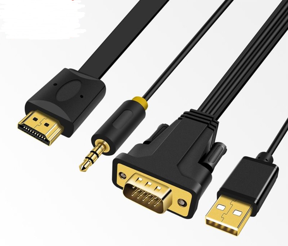 Cables Direct Online 100FT SVGA Monitor Cable, Male to Male 1080P Super VGA Display Cord for PC Projector Laptop TV