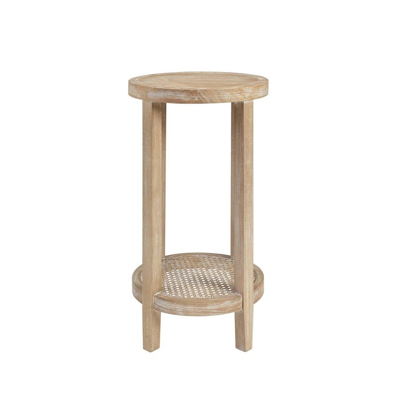 Harley Round Accent Table Wheat