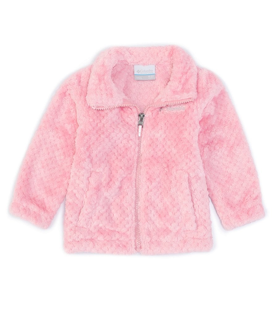 Columbia Baby Girls 3-24 Months Benton Springs Solid Fleece Zip Front Jacket