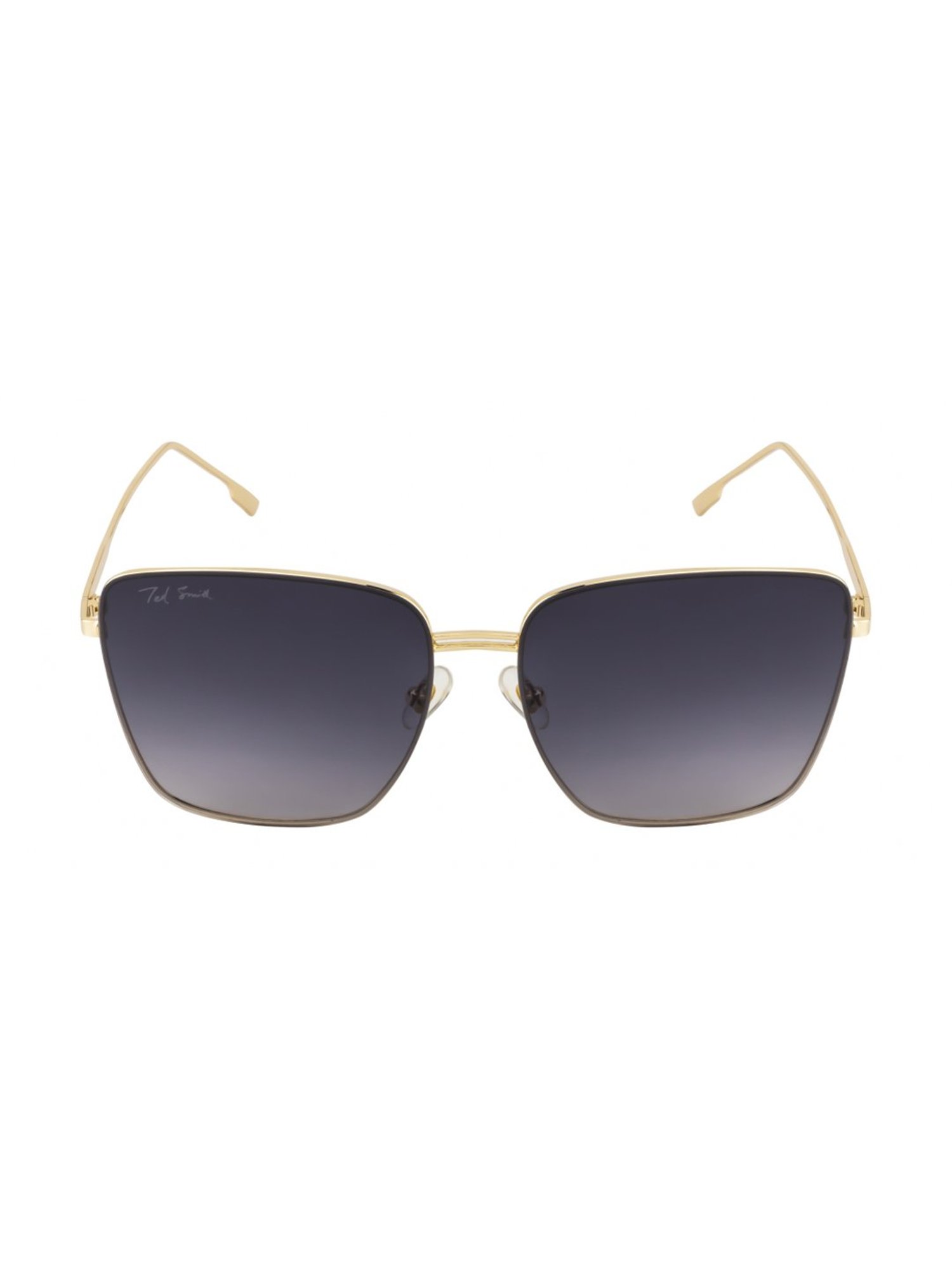 Ted Smith BEUNIQ_C2 Blue Gradient Square Sunglasses