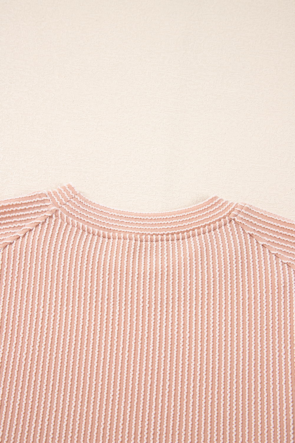 Green Solid Color Quilted Long Sleeve Top and Wide Leg Pants Set