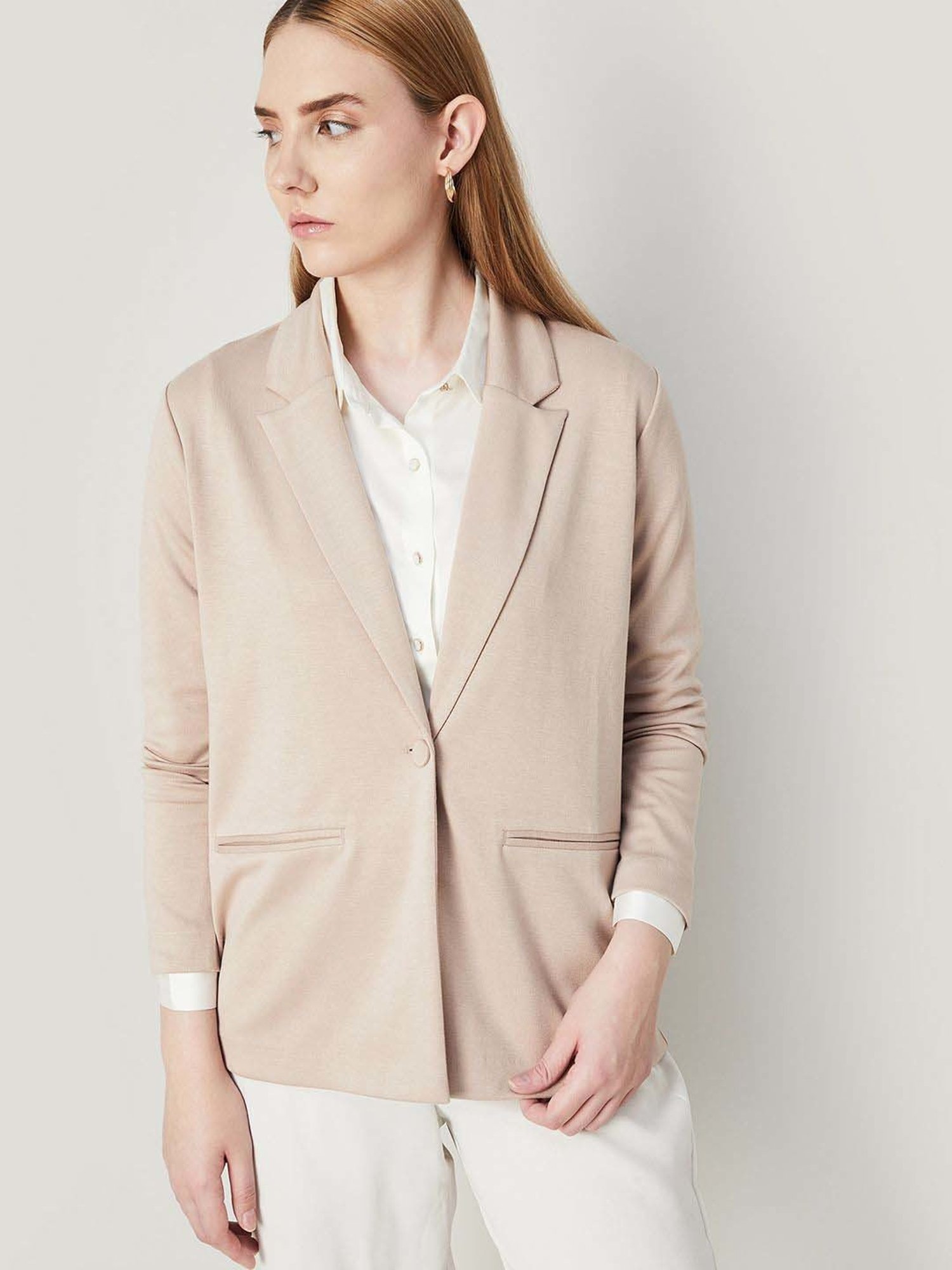 Code by Lifestyle Beige Plain Shrug