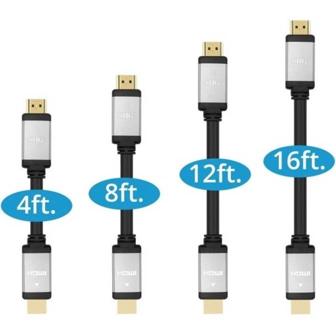 SIIG 16' 4K High Speed HDMI Cable 18GBPS Bandwidth