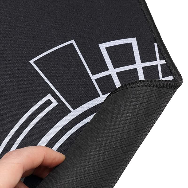 TRUFORM P104 Extra Large Gaming Mousepad 32 x 12 Inches Gaming Mouse Pad Soft Cloth Ultra Long Matte with Circular Logo Design for Esports