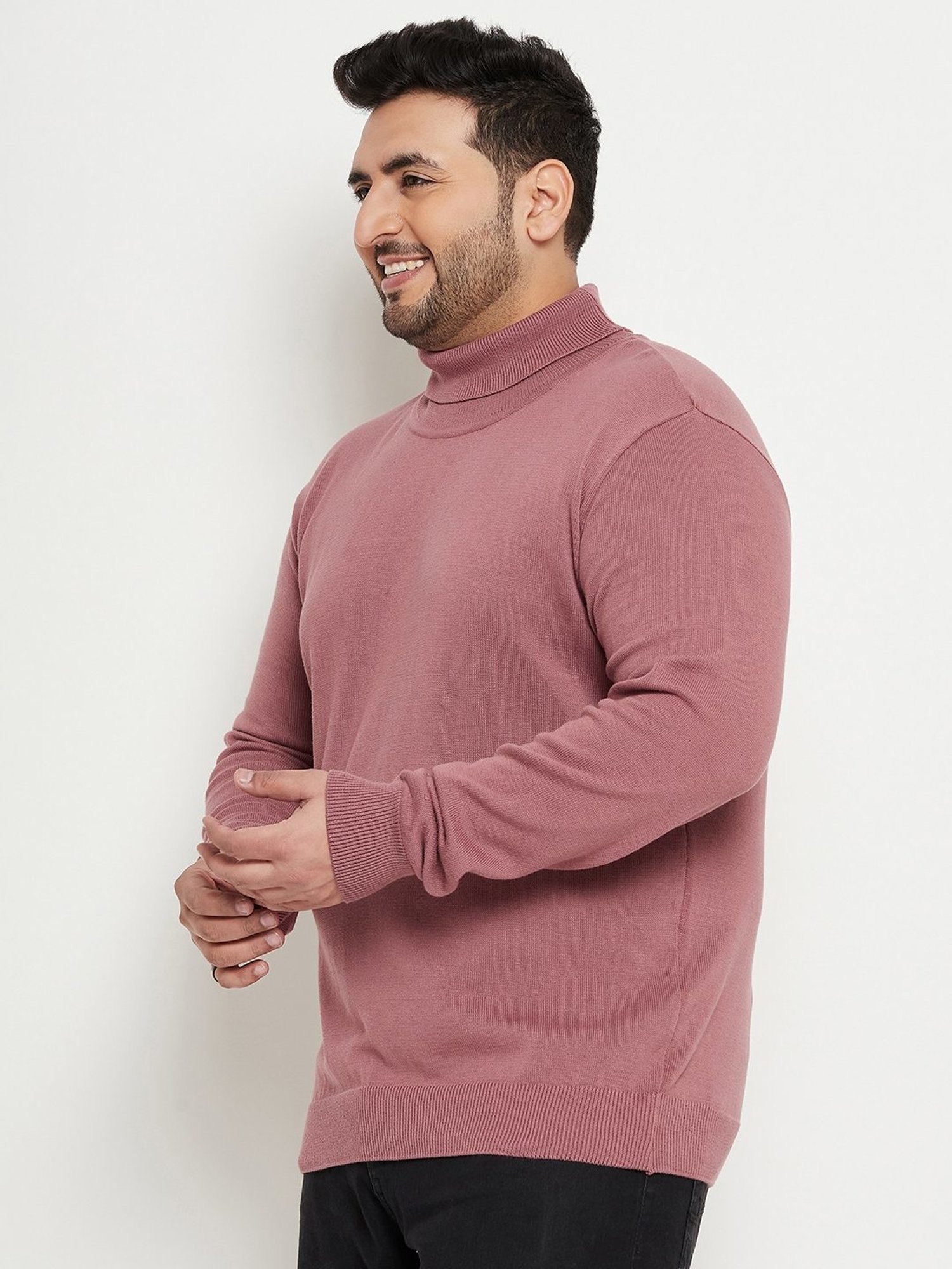 Club York Pink Regular Fit Sweater