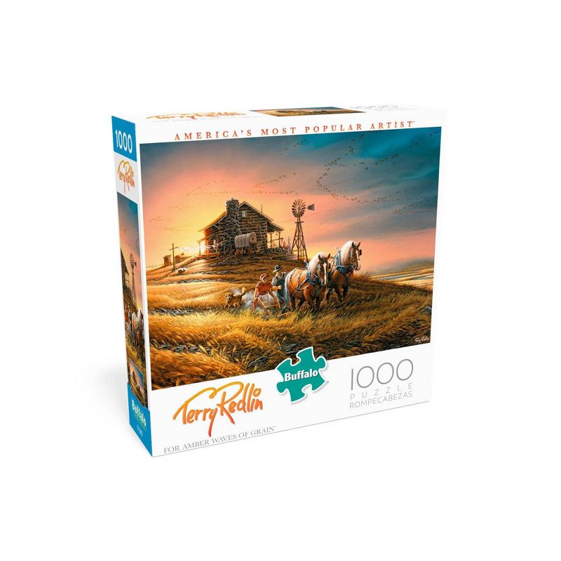 Buffalo Games Terry Redlin: For Amber Waves of Grain Jigsaw Puzzle - 1000pc