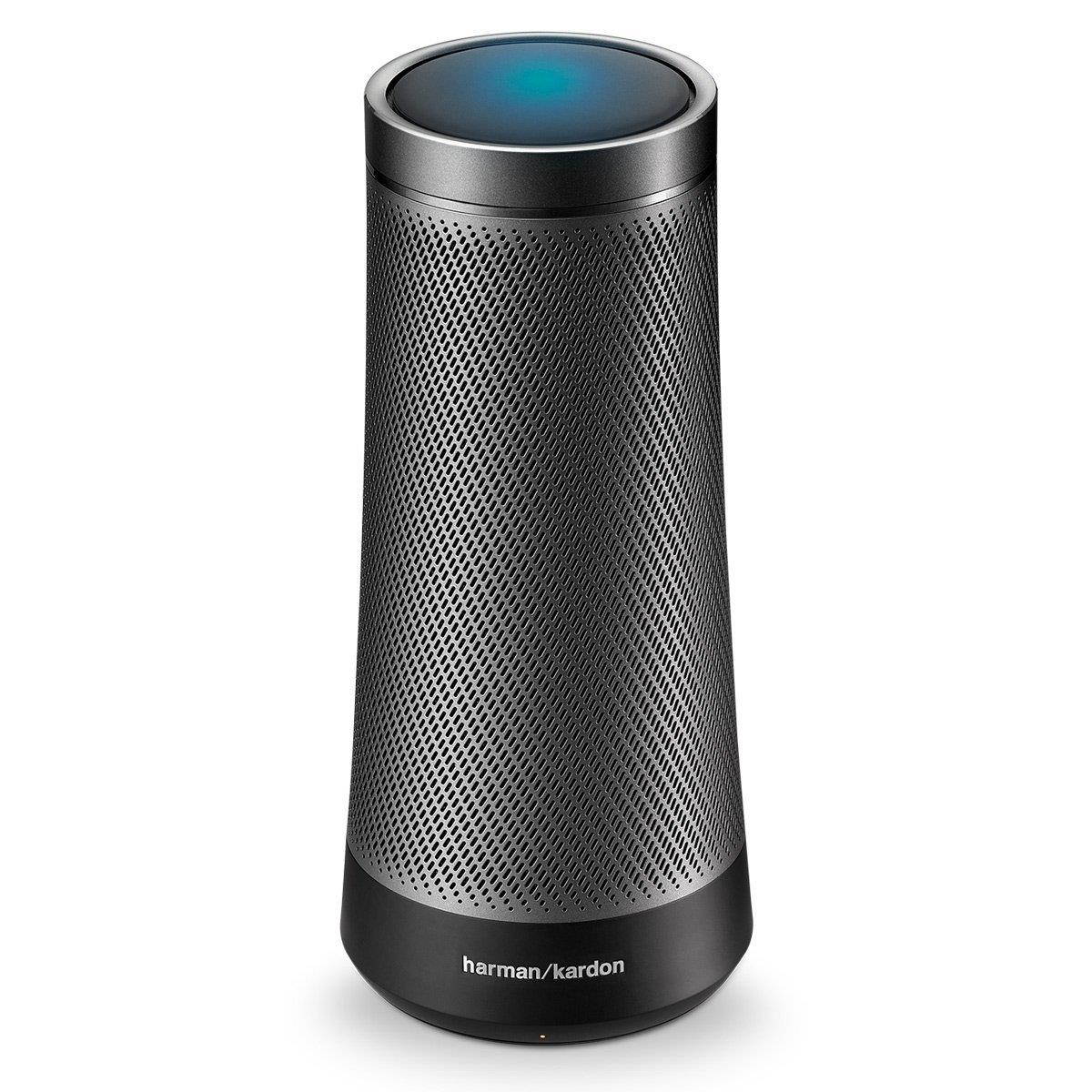 Harman Kardon INVOKE Voice-Activated Speaker with Cortana HKINVOKESILAM (Silver)