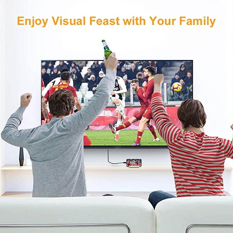 USB C to HDMI 4k Cable,  [2-Pack] 6 Feet Type C (Thunderbolt 3 Compatible) to HDMI Cable,Compatible with MacBook Pro,New iPad Pro,MacBook Pro, iMac 2017,Chromebook Pixel, XPS 13/15