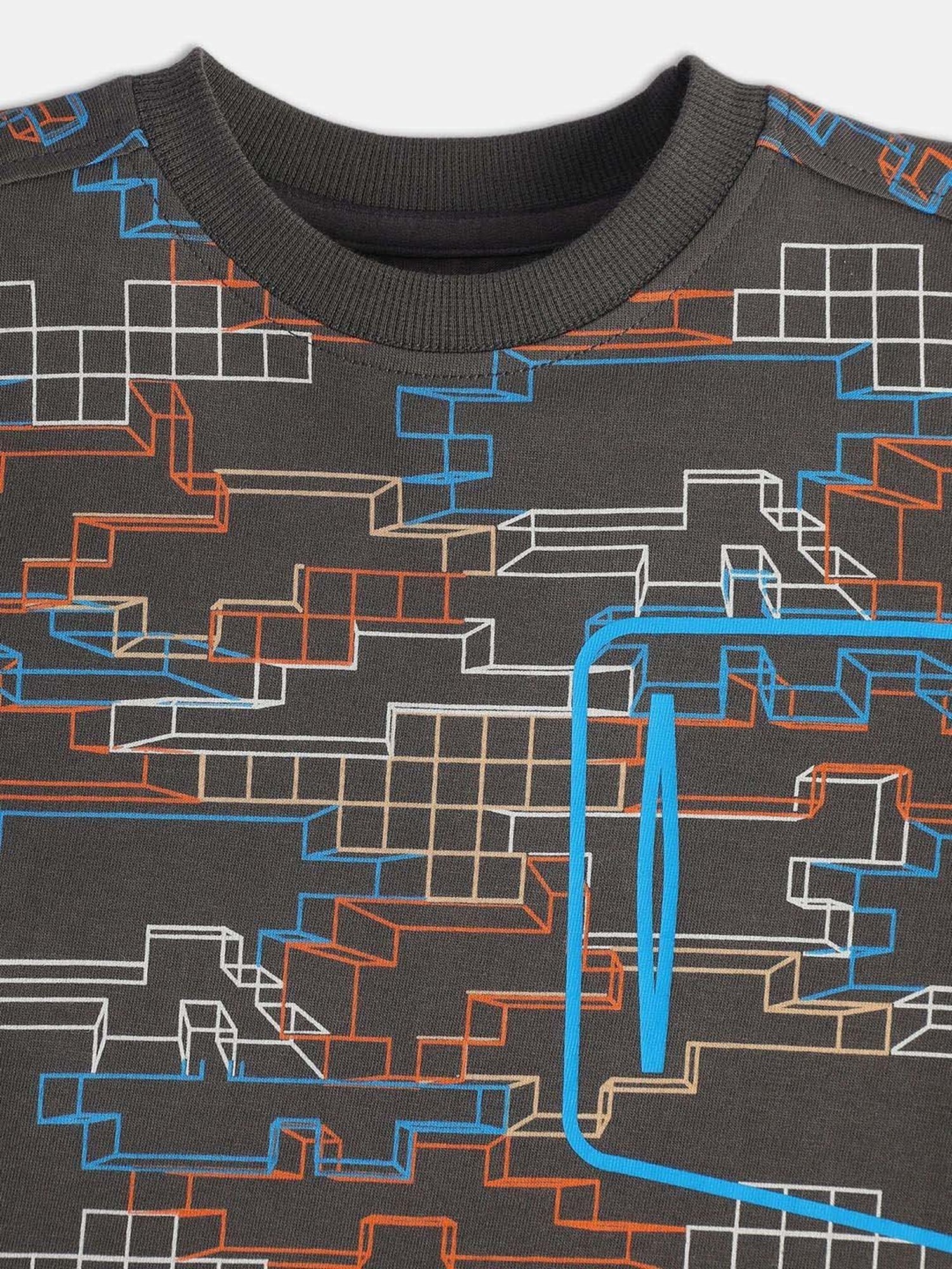 Nite Flite Boys Navy & Grey Born to Play Cricket Pyjama Set