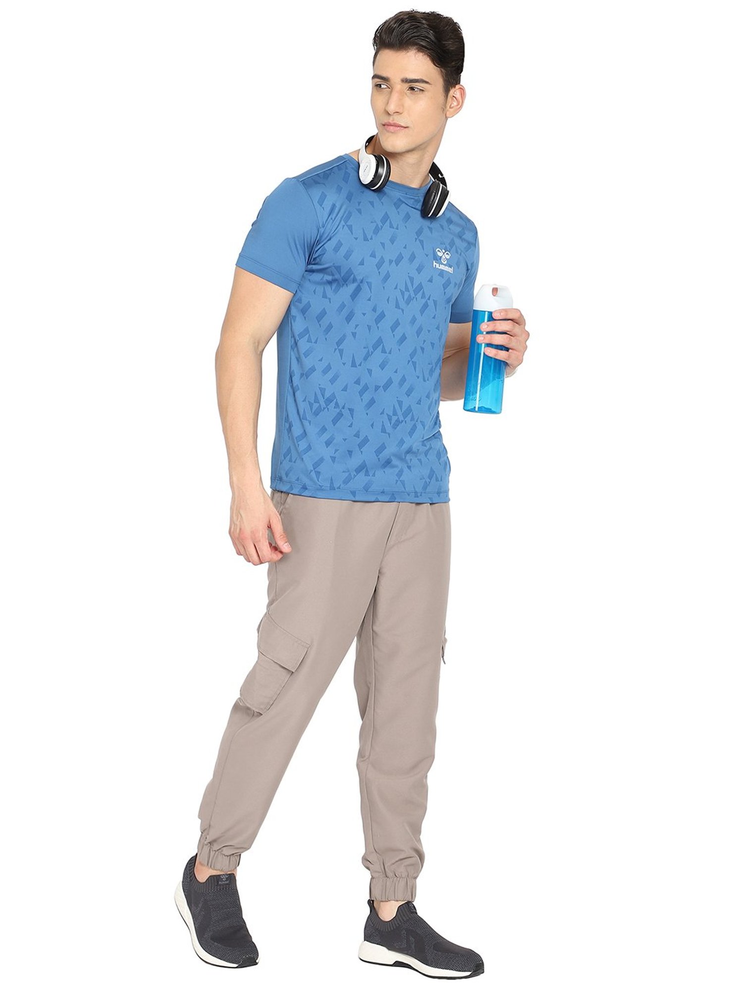 Hummel Blue Round Neck T-Shirt