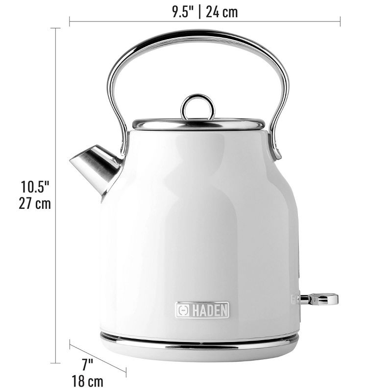 Haden Heritage Electric Kettle - Ivory White