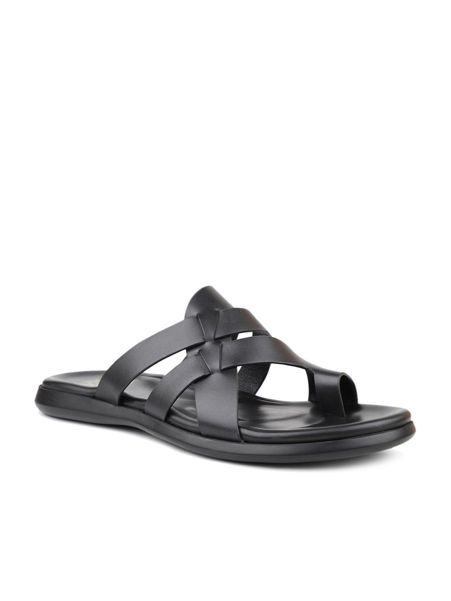 Atesber by Inc.5 Men's Black Toe Ring Sandals