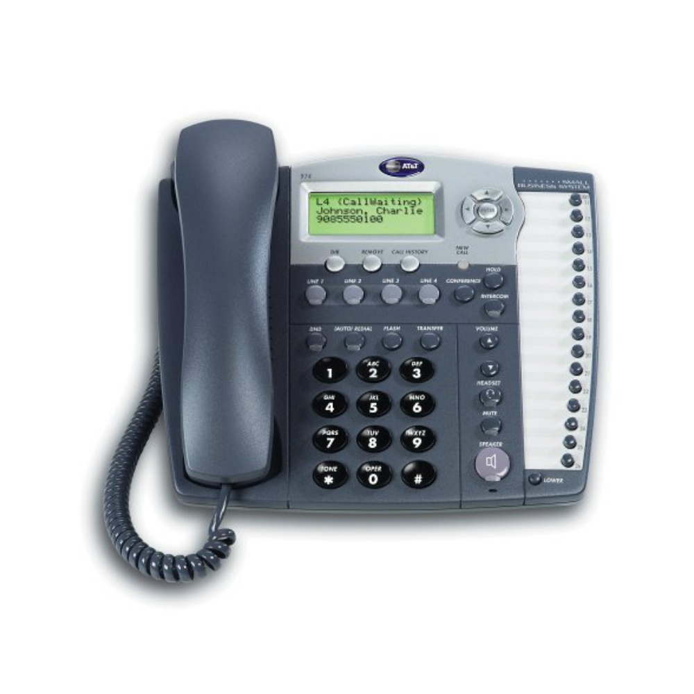 ATT 974 2 Pack 4-Line Corded Phone/Caller ID