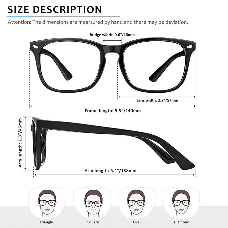 Light Blocking Glasses Computer Glasses Anti Eye Strain Headache