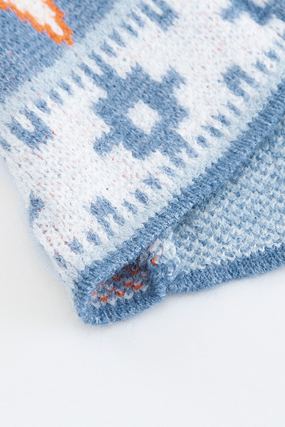 Karen Kane Long Sleeve Asymmetrical Hem Round Neck Sweater