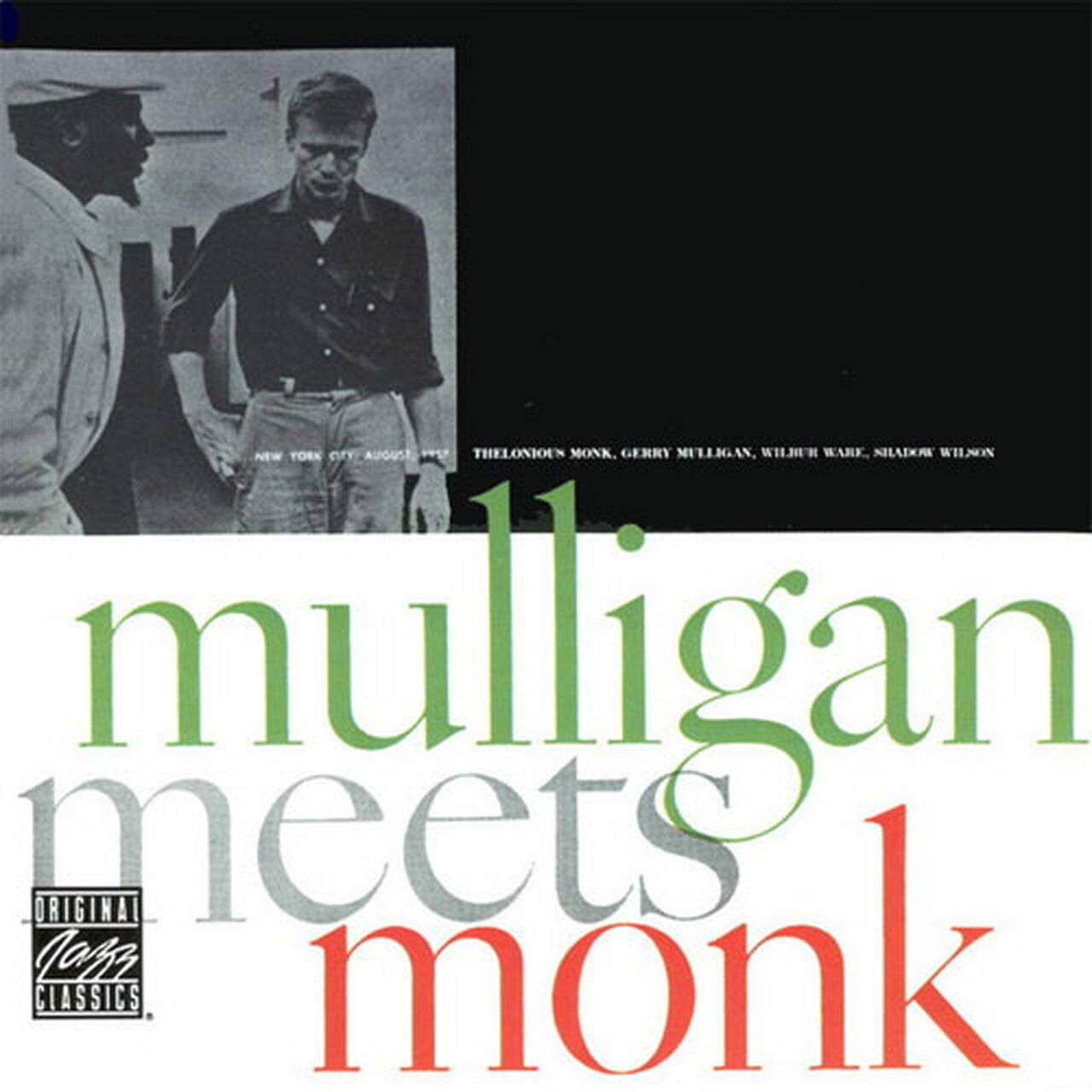 Gerry Mulligan & Thelonious Monk Mulligan Meets Monk LP (Vinyl)