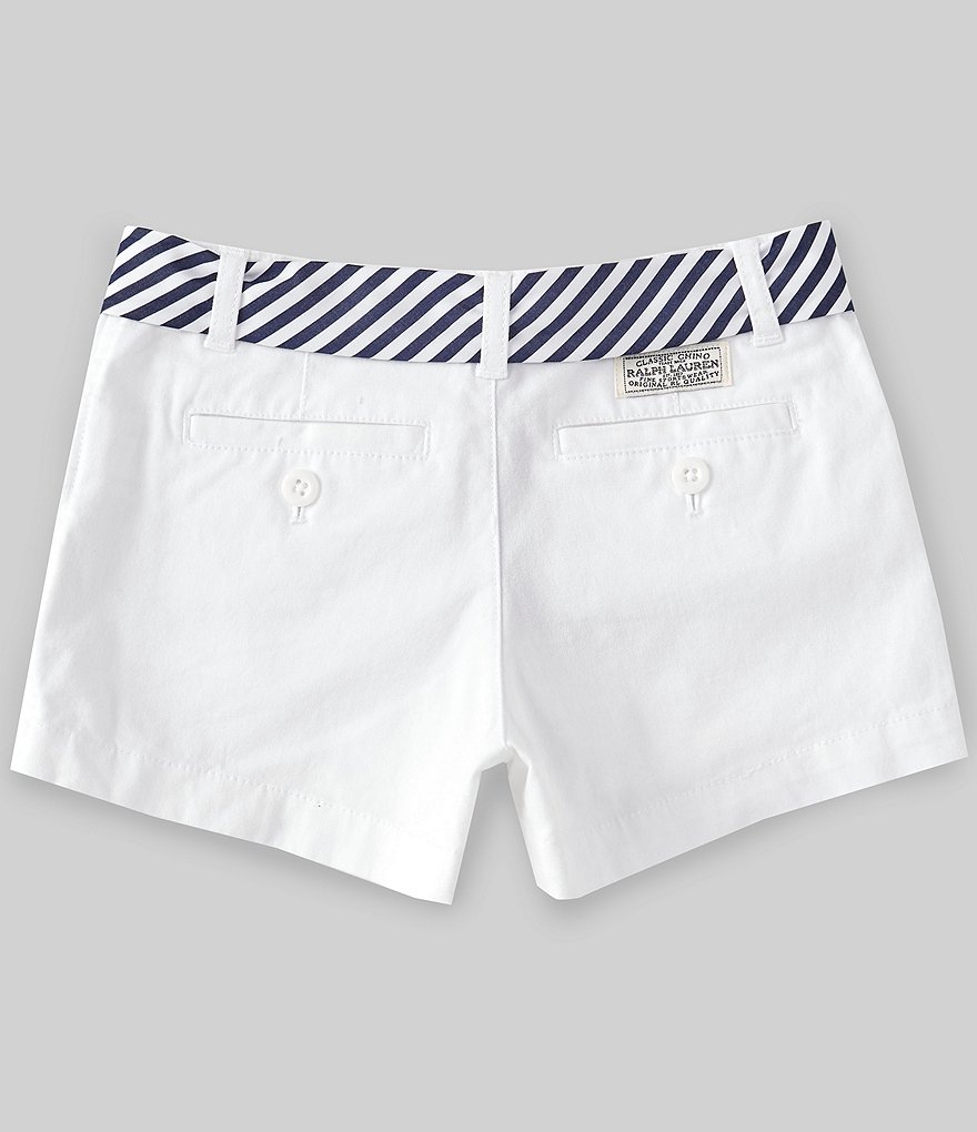 Hippie Girl Little Girls 4-6X Roll-Cuff Midi Denim Shorts