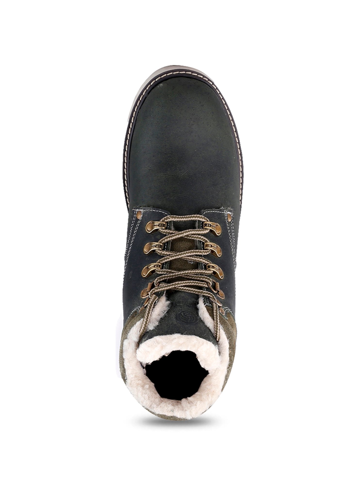 Bacca Bucci Men's MOSCOW Olive Derby Boots