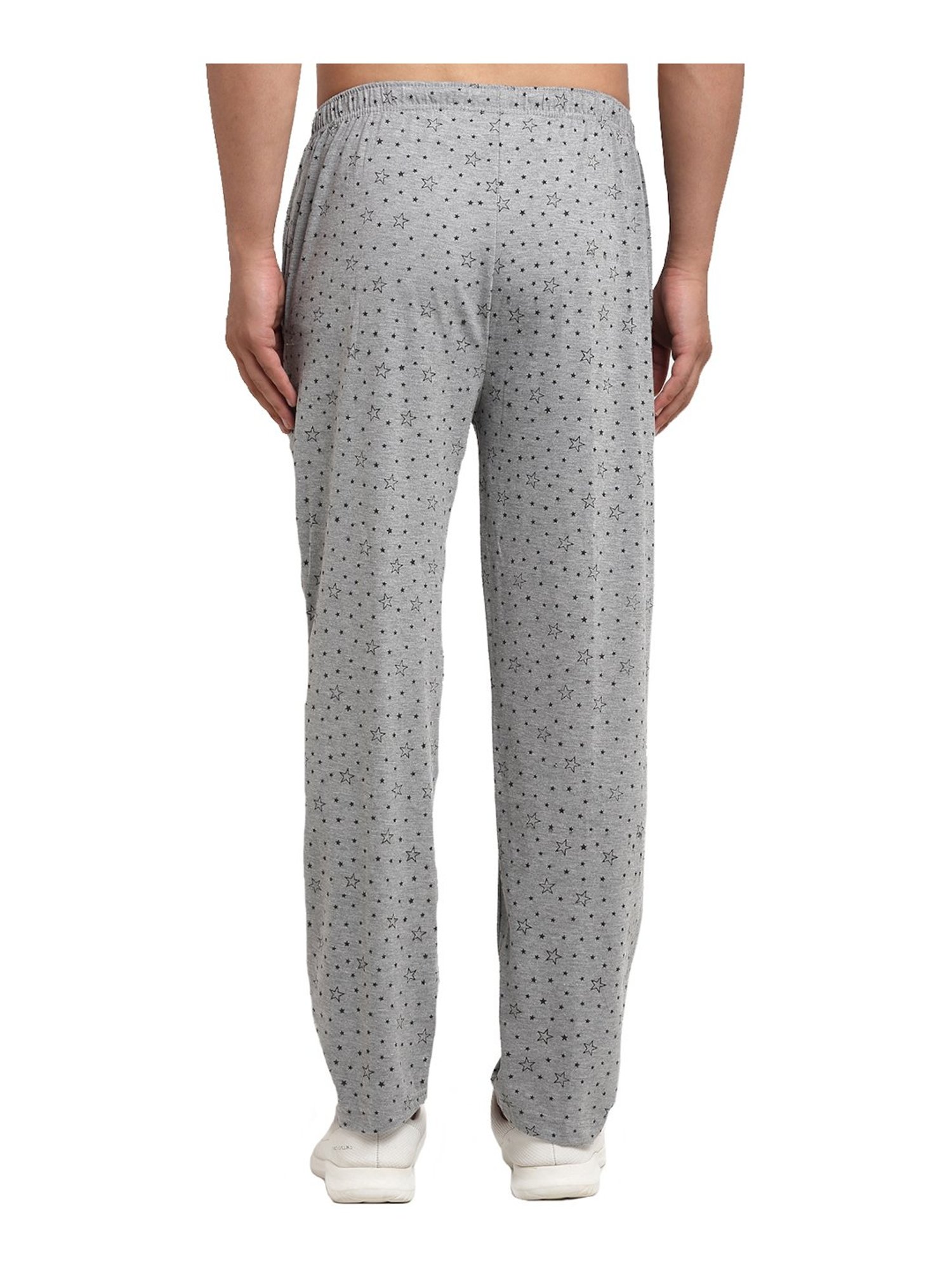 Crimsoune Club White Cotton Regular Fit Printed Lounge Shorts