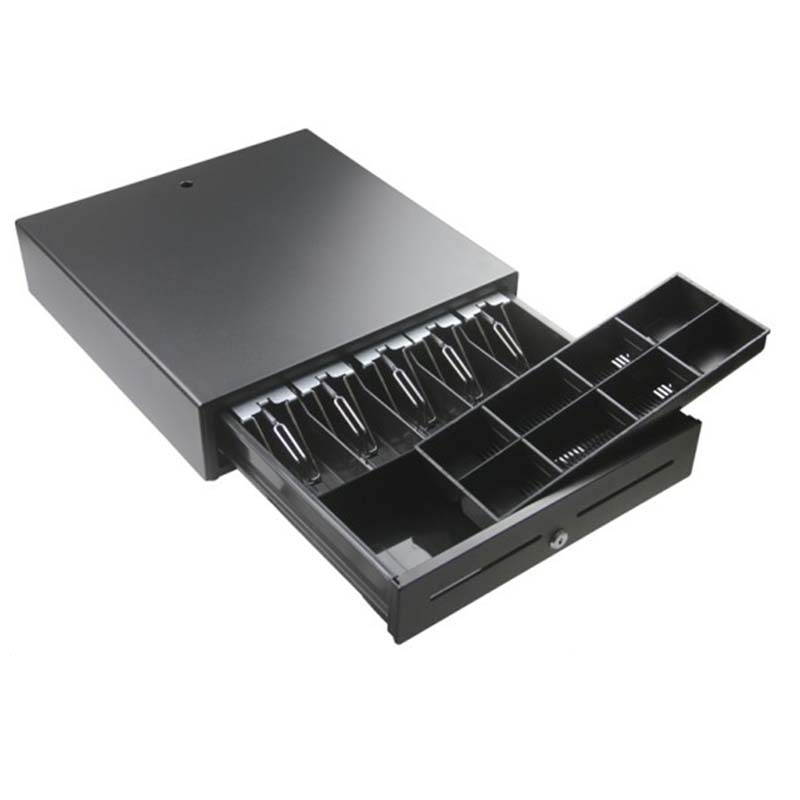 Intsupermai Cash Drawer Box with Lockable Money Drawer Safe Small Tray Supermarket Store Cashbox