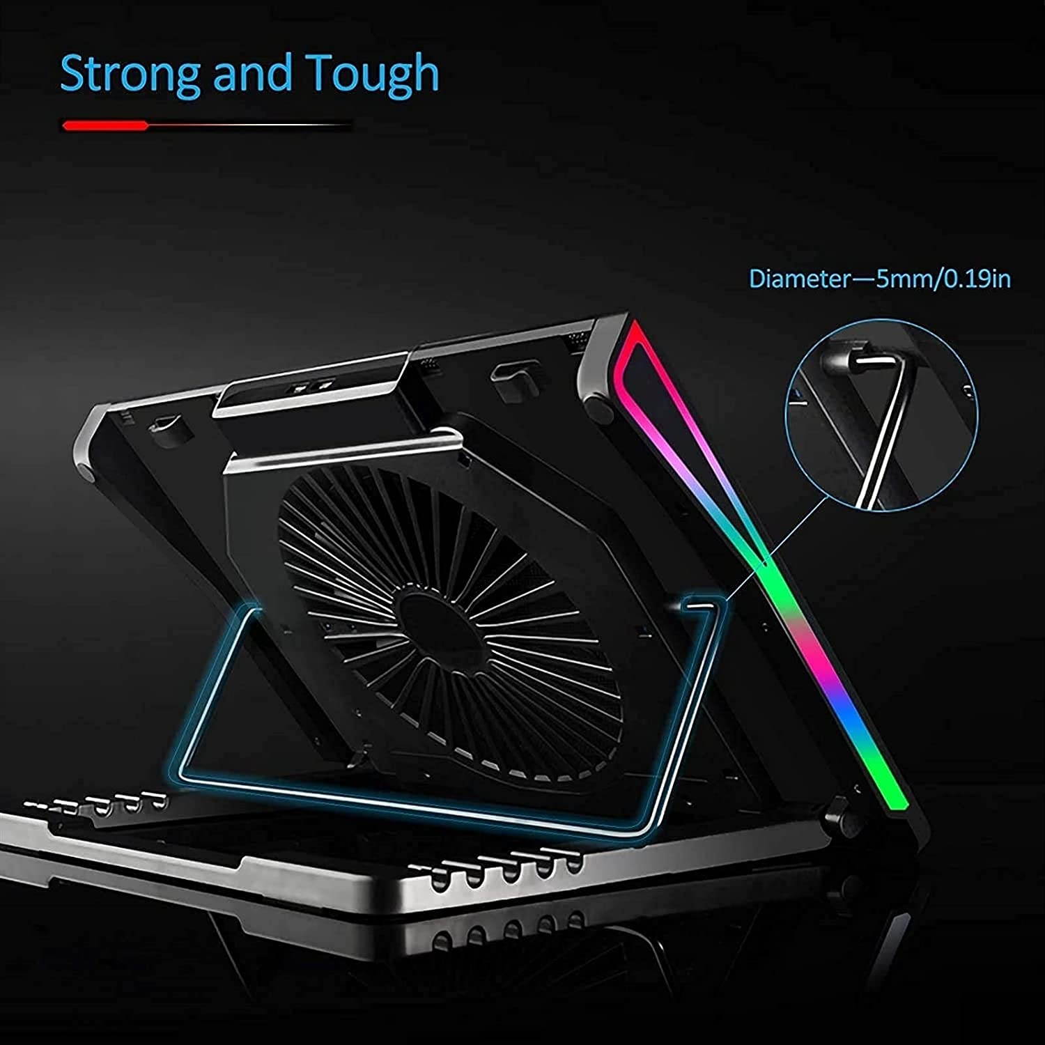 Computer Cooler USB Cooling Fan Laptop Notebook Cinema Cooler USB External Heat Sink Computer Bracket High Speed Mute Cool Pad (Color : NO.3)