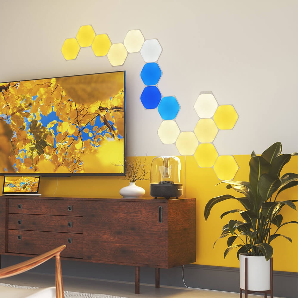 nanoleaf NL427003HX7P Hexagon Light Panels - Smarter Kit - 7 Panels