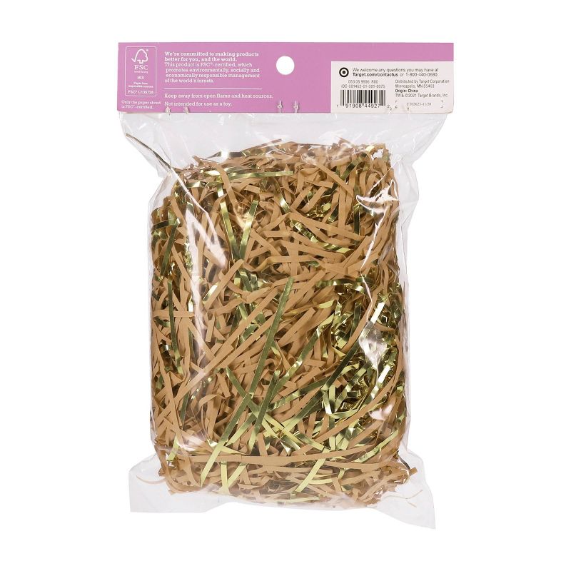 2.5oz Crinkle Paper Shred Gift Packaging Accessory Red/Pink/Yellow - Spritz™