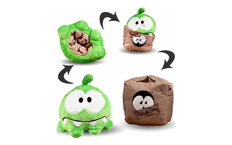 Round 5 Cut The Rope 6" Reversible Plush: Sad/Box