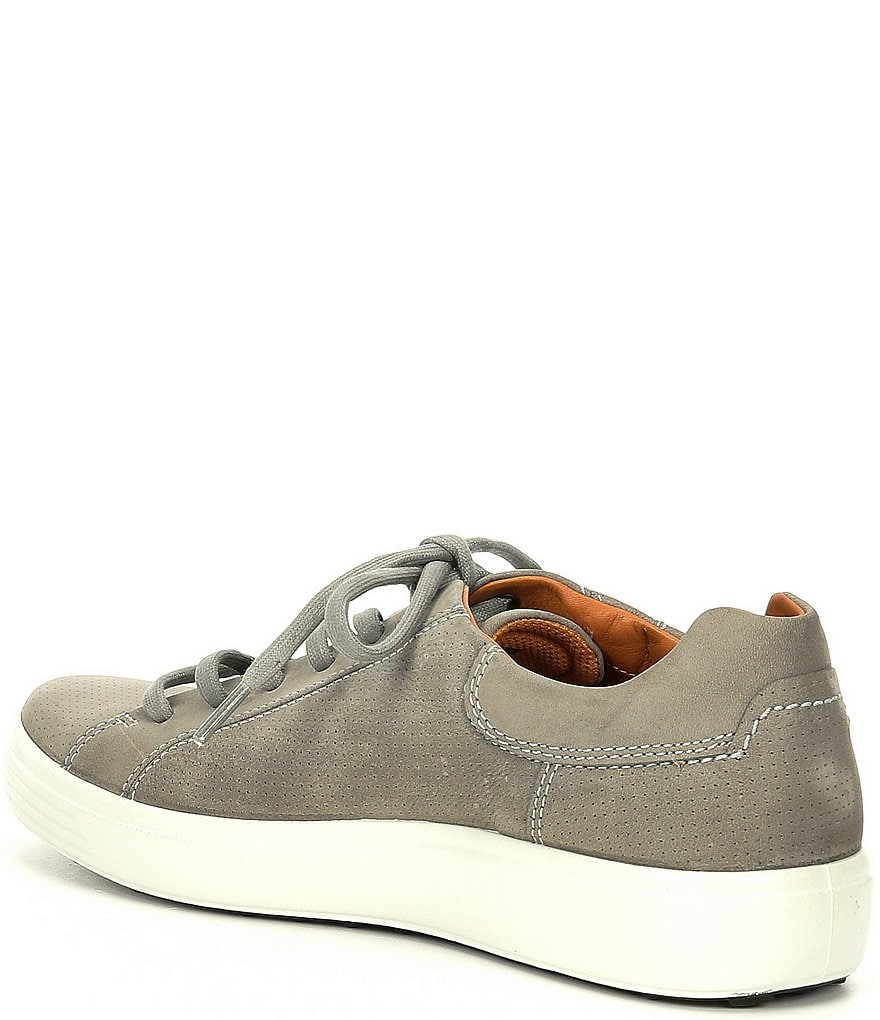 ECCO Men's Soft 7 Street Lace-Up Perforated Sneakers