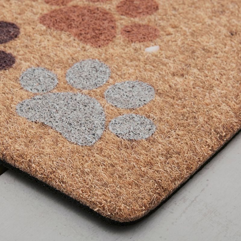 1'6"x2'6" Grand Terrace Natural Paws Love Door Mat - Mohawk