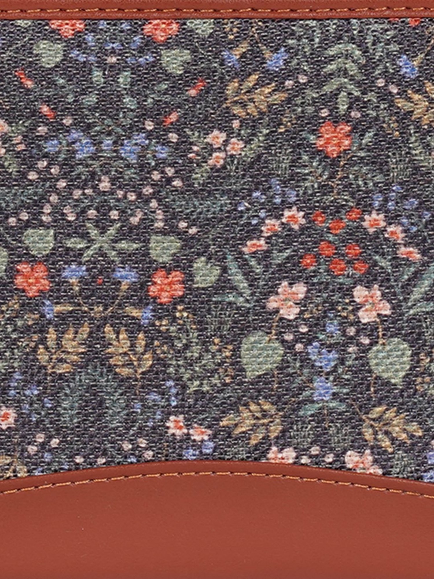 ZOUK Kashmir Royals Multicolor Printed Small Zip Around Wallet for Women