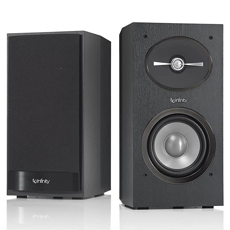 Reference 152 5-1/4 inch 2-Way Bookshelf Speakers Pair (Black)