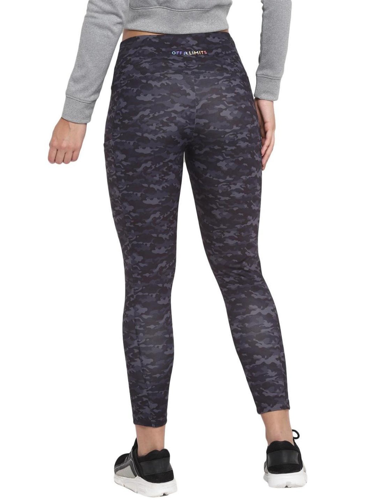 OFF LIMITS Grey Camo Print Tights