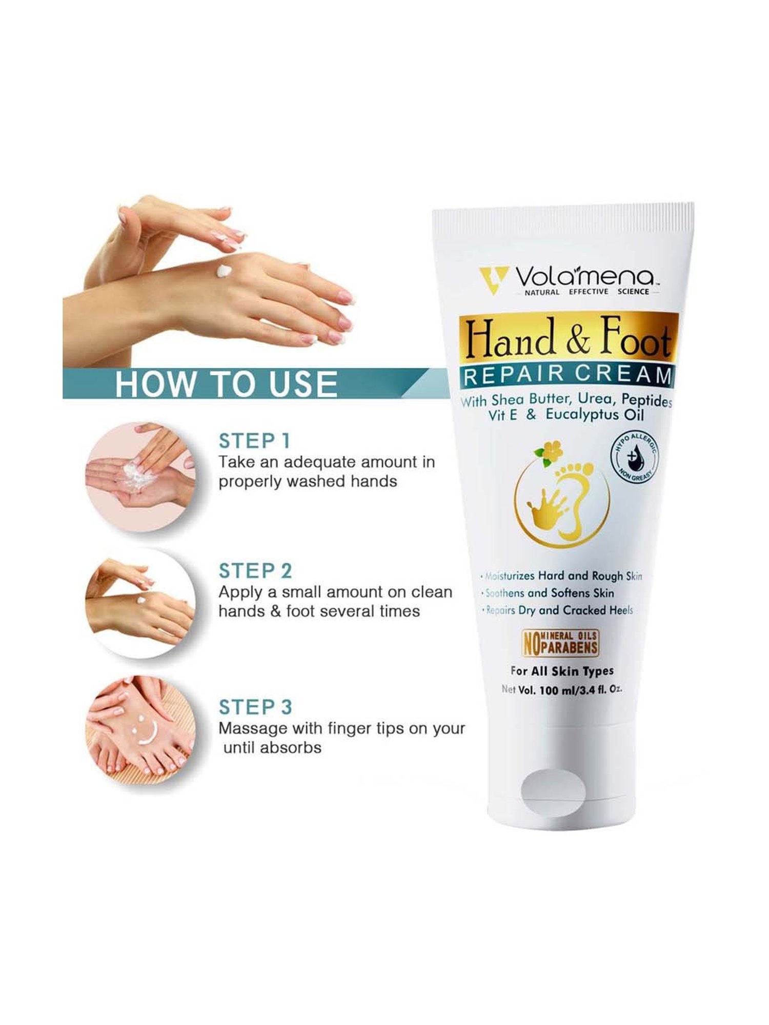 Volamena Hand And Foot Repair Cream - 100 ml