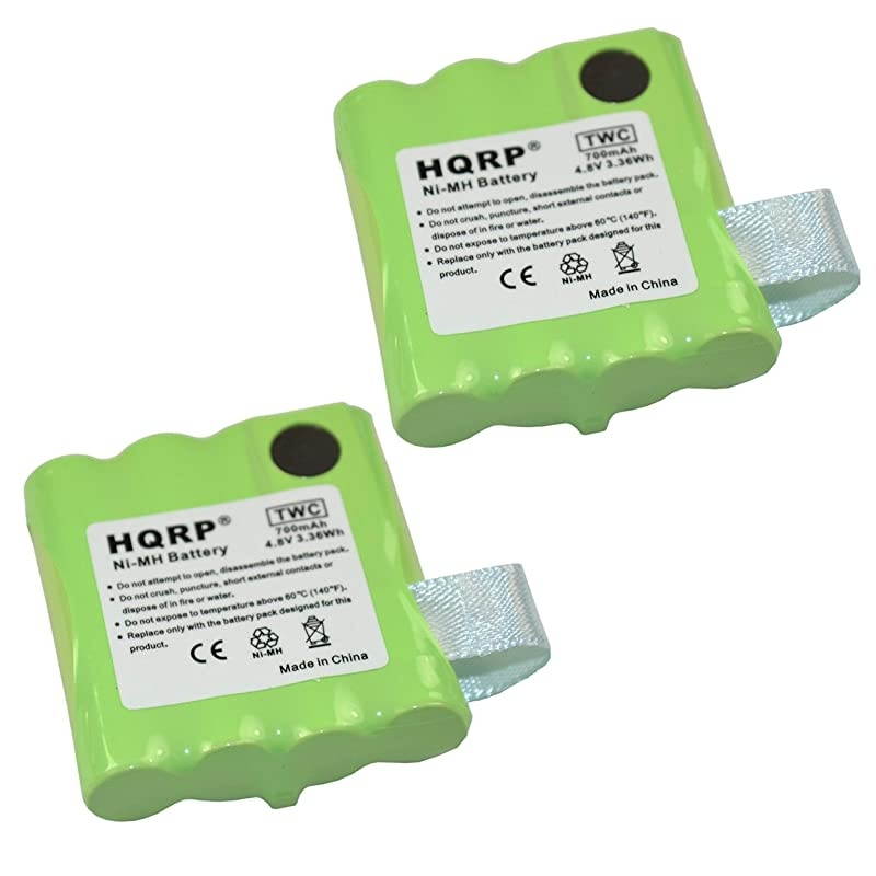 TwoWay Radio Rechargeable Battery 2 Pack Compatible with Midland BATT6R Replacement