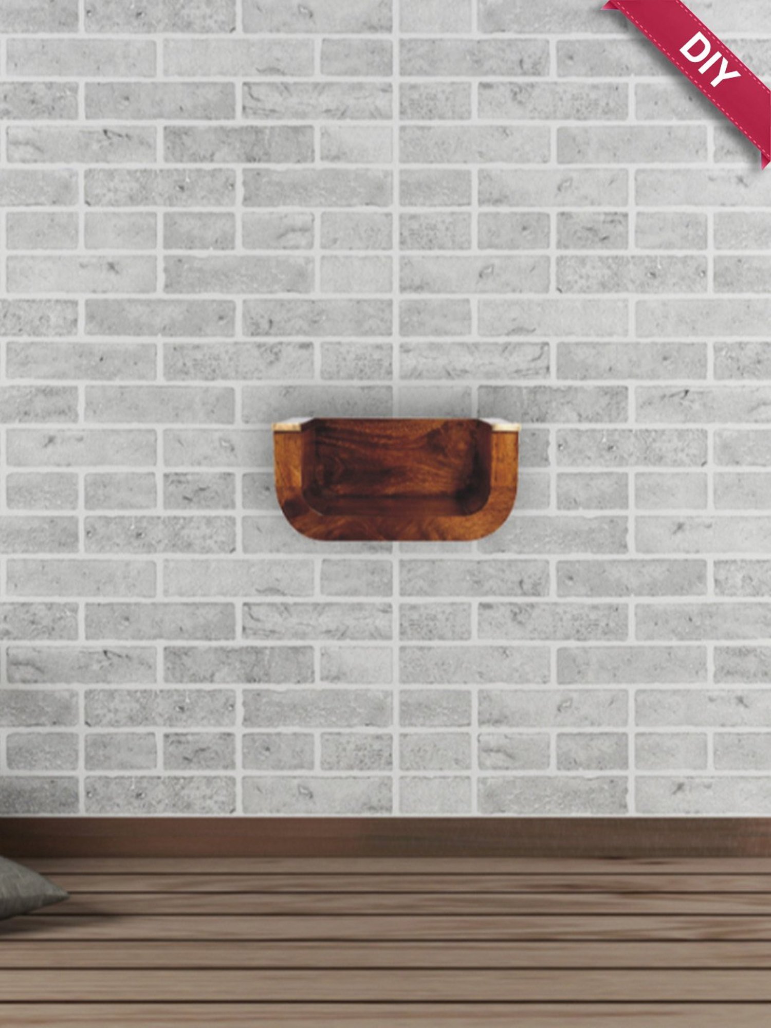 Sleepyhead Ally Teak Brown Sheesham Wood Bedside Table