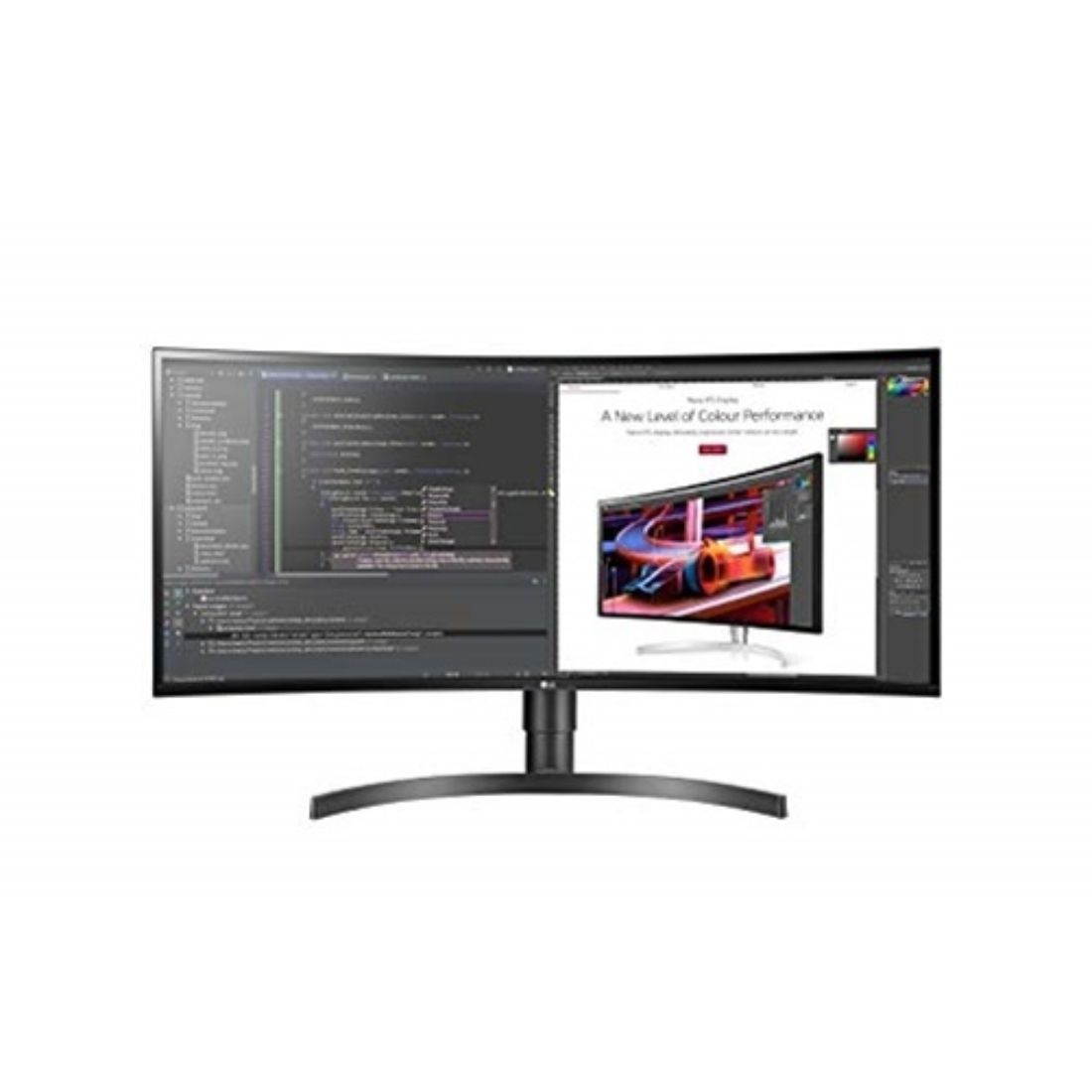 LG 34BL85C-B 34" QHD 3440x1440 Curved Ultra-Wide IPS Monitor