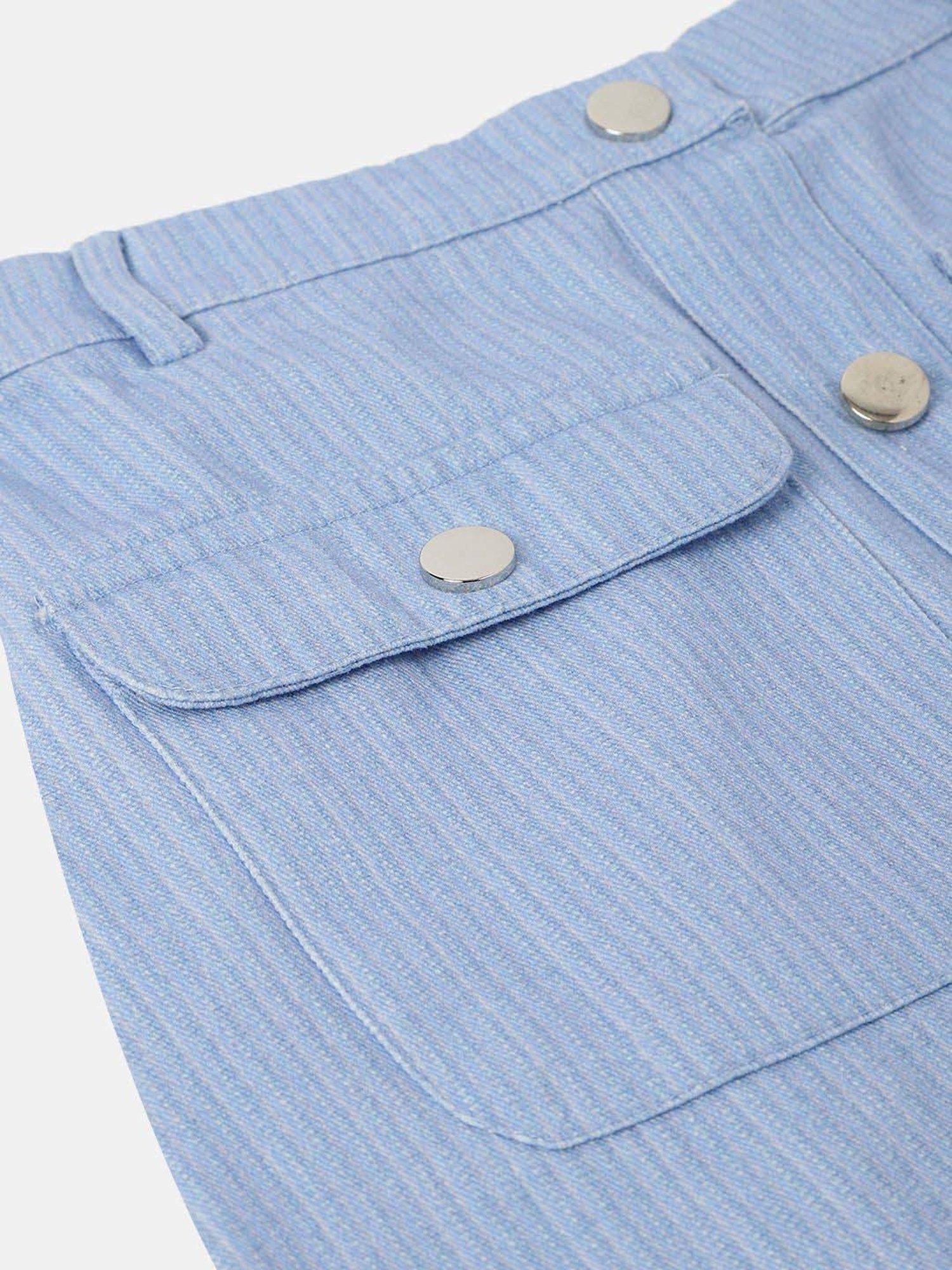 Elle Kids Blue Cotton Skirt