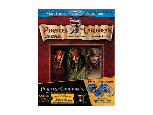 Pirates of the Caribbean Trilogy (Blu-ray/WS)
