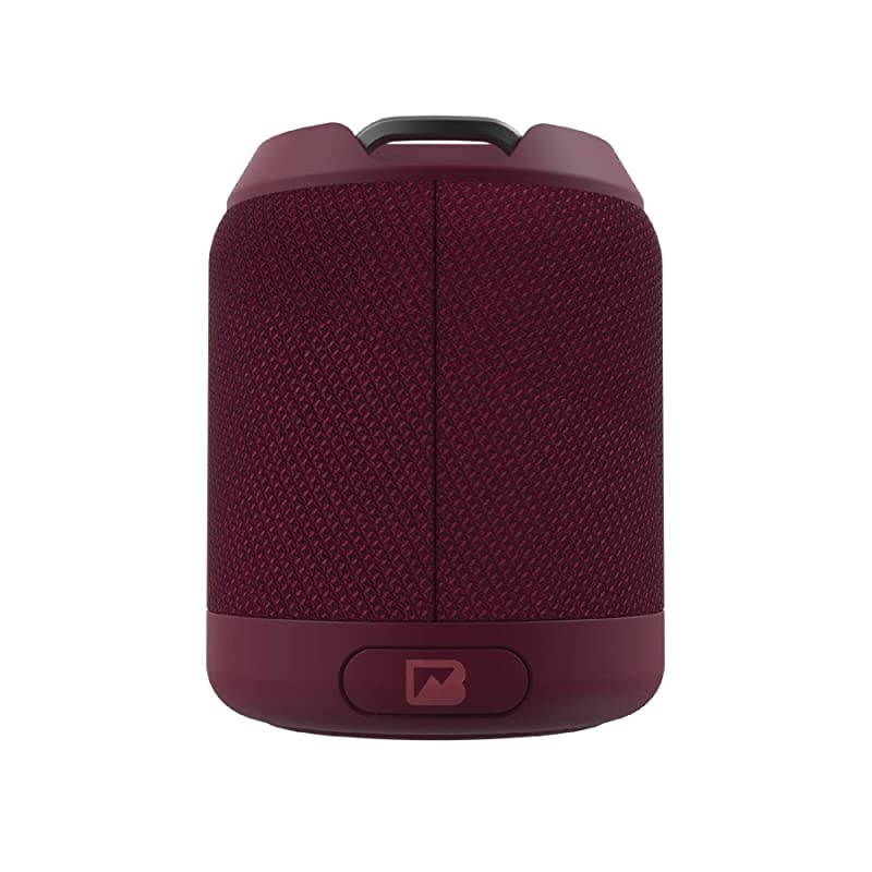 BRV-Mini - Waterproof Pairing Speaker - Rugged Portable Wireless Speaker - 12 Hours of Playtime - Red (604203555)