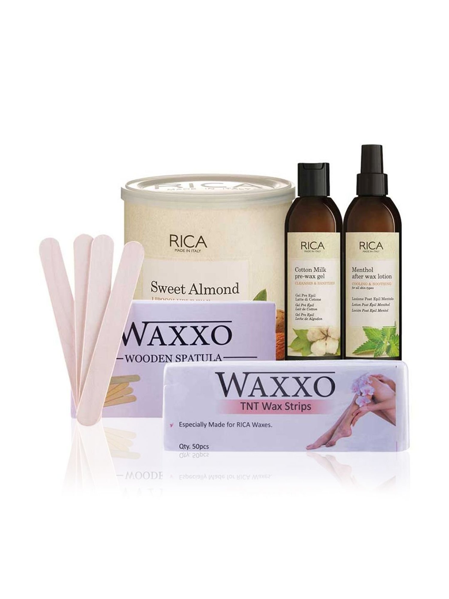 Rica Wax Almond Body Waxing Kit 2