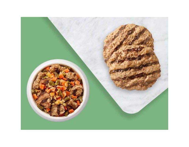 Freshpet Homestyle Creations Beef Recipe Patties Refrigerated Wet Dog Food - 1lb